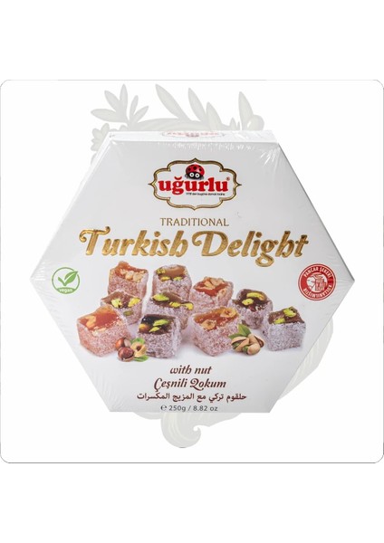 Altıgen Çeşnili Lokum 250 gr