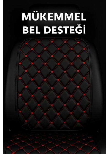 Land Rover Freelander 1 1997-2006 Uyumlu Kumaş Oto Koltuk Minderi Ergonomik Kapitone 2'li Siyah Beyaz modelleri
