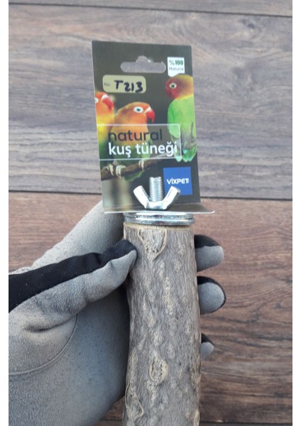 Venty Doğal Papağan Tüneği 31.5 cm - Ø Çapı 42 mm | Macaw, Kakadu, Jako, Amazon, Eklektus, Kayık, Alexander - T213 fırsatları