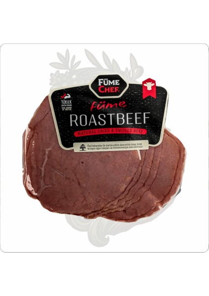Füme Chef Dilimli Füme Roastbeef 100 gr