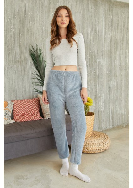 Beli Lastikli Pelüş Pijama Altı fiyatları