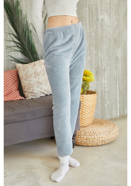 Beli Lastikli Pelüş Pijama Altı modelleri