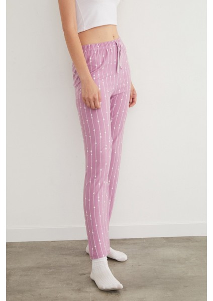 Çizgili Süet Pijama Altı fırsatları