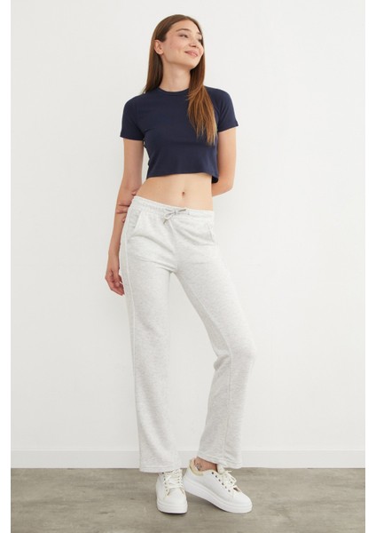 3 Iplik Yanları Şeritli Bağlamalı Eşofman Altı fırsatları