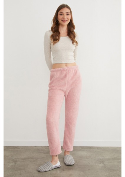 Beli Lastikli Pelüş Pijama Altı modelleri