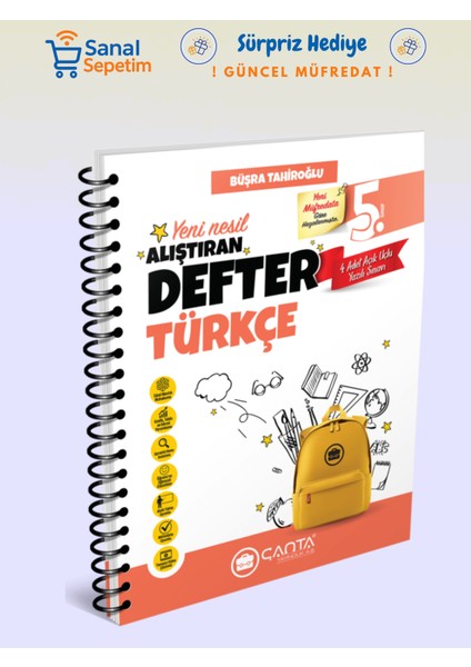 5. Sınıf Türkçe Alıştıran Defter