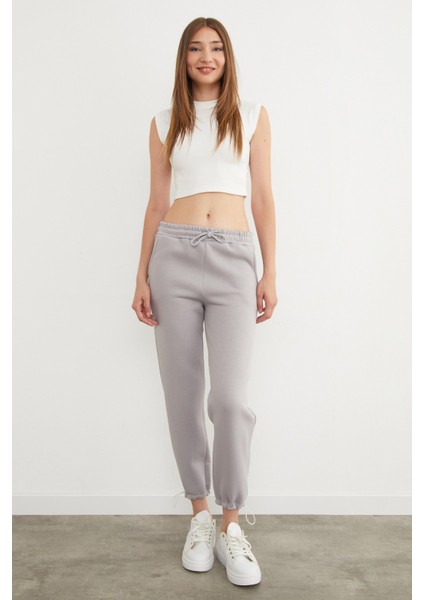 3 Iplik Beli Lastikli Paçası Stoperli Jogger Eşofman Altı indirimleri