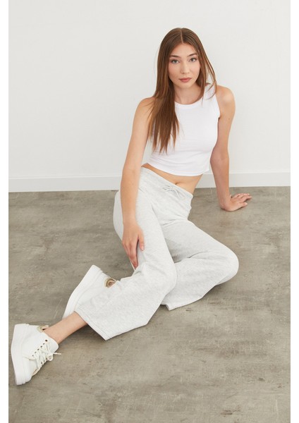 3 Iplik Beli Bağlamalı Palazzo Eşofman Altı fiyatları