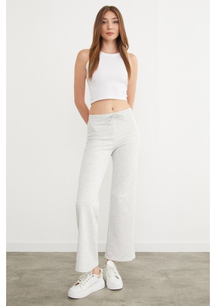 3 Iplik Beli Bağlamalı Palazzo Eşofman Altı fırsatları