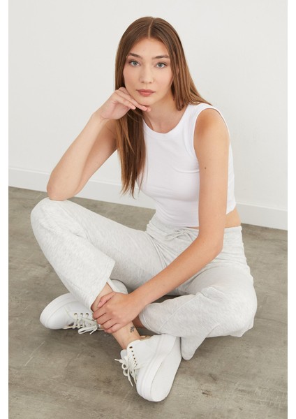 3 Iplik Beli Bağlamalı Palazzo Eşofman Altı indirimleri