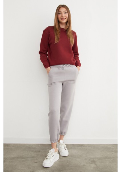 3 Iplik Basic Bisiklet Yaka Sweatshirt fiyatları