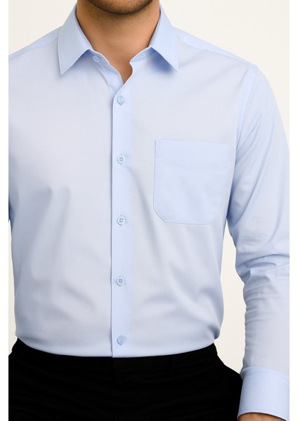 Erkek Saten Slimfit Uzun Kol Gömlek modelleri