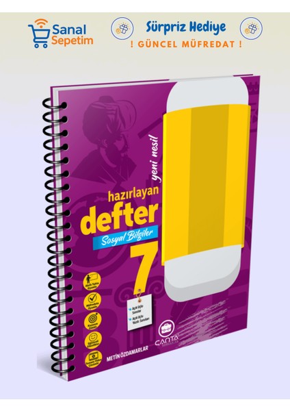 7. Sınıf Sosyal Bilgiler Hazırlayan Defter