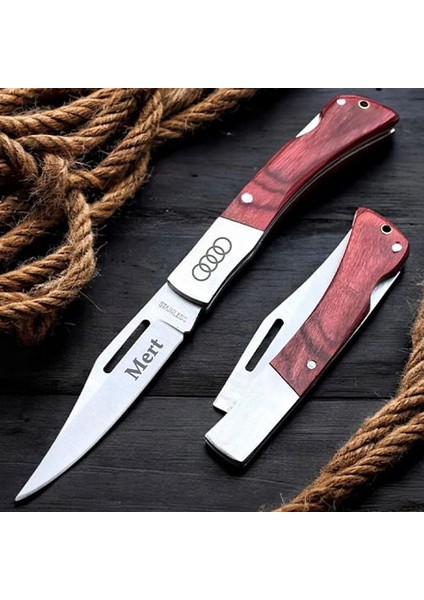 Kişiye Özel Isimli Columbia 003B-21 cm Araç Baskılı Columbia Gül Orta Çakı modelleri