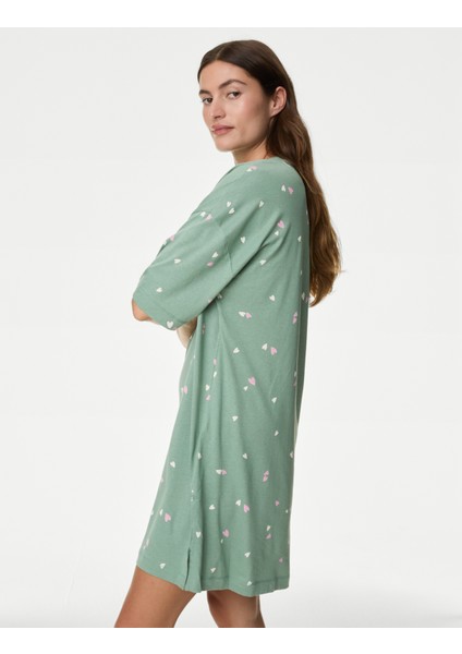 Cool Comfort Kalp Desenli Gecelik indirimleri