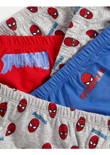 5'li Saf Pamuklu Spider-Man™ Brief Külot Seti (2-8 Yaş) fiyatları