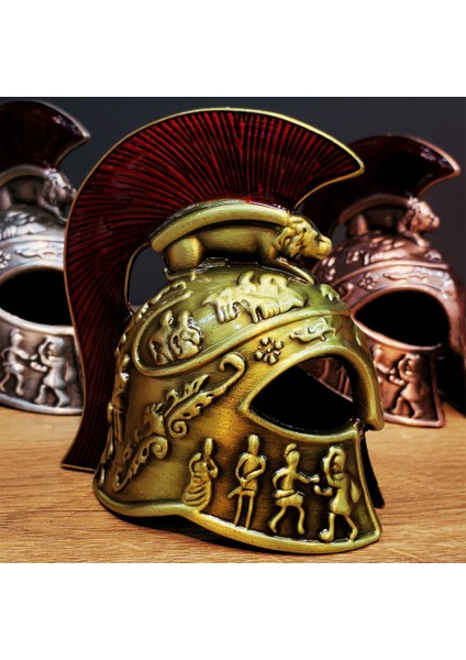 Metal Dekoratif Şövalye Miğferi