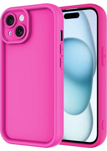 iPhone 15 Kılıf Esnek ve Yumuşak Dokulu Telefonu Çizmeyen Soft Silikon Kapak Royal Case/ananas