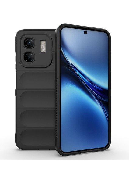 Infinix Hot 50I 4g Kılıf Içi Kadife Dolgulu Dalga Tutma Haznelli Premium Tpu Silikon Kapak Ryc/etnik