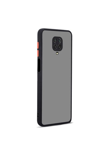 Redmi Note 9s Kılıf Arkası Buğulu Kenarları Renkli Sert Premium Silikon Kapak Rcv/hux