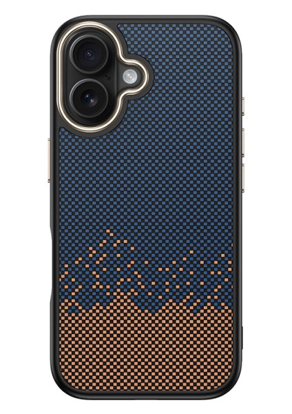 Iphone 16 Plus Kılıf Sportif Karbon Dizaynlı Magsafe Özellikli Premium Kapak Royal Case/antina