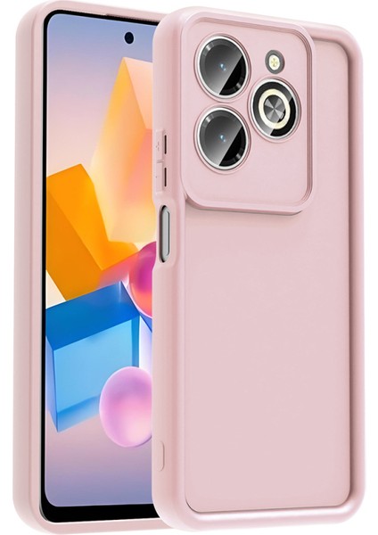 Infinix Hot 40i Kılıf Esnek ve Yumuşak Dokulu Telefonu Çizmeyen Soft Silikon Kapak Royal Case/ananas