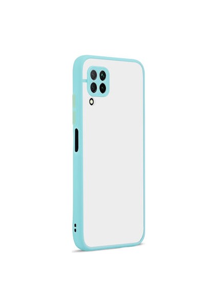 Huawei P40 Lite Kılıf Arkası Buğulu Kenarları Renkli Sert Premium Silikon Kapak Rcv/hux