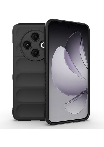 Tecno Spark 30C 4g Kılıf Içi Kadife Dolgulu Dalga Tutma Haznelli Premium Tpu Silikon Kapak Ryc/etnik