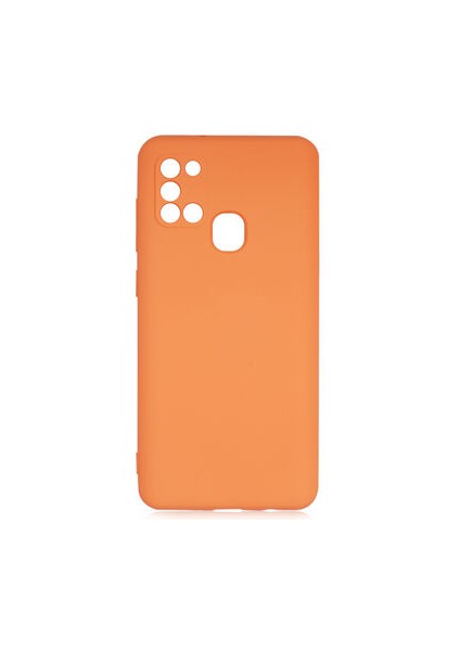 Samsung Galaxy A21S Kılıf Içi Telefonu Çizmeyen Kadife Kaplı Dışı Soft Yapılı Esnek Lansman Kapak Ryc/mara