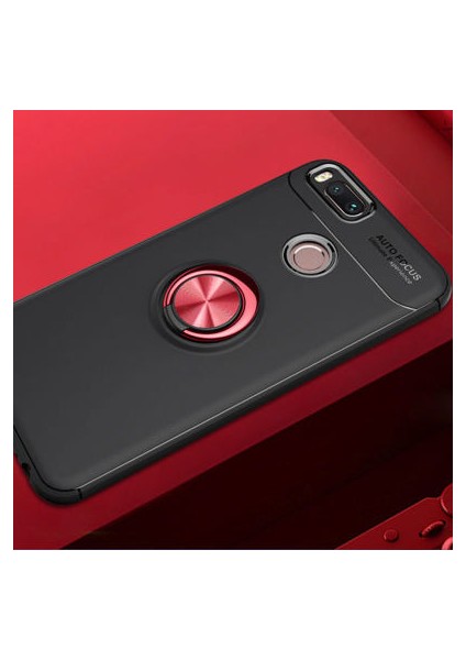 Xiaomi Mi 5x Kılıf Yüzüğü Stant ve Araç Tutucu Olabilen Şık Esnek Premium Silikon Kapak Ryc/ravel