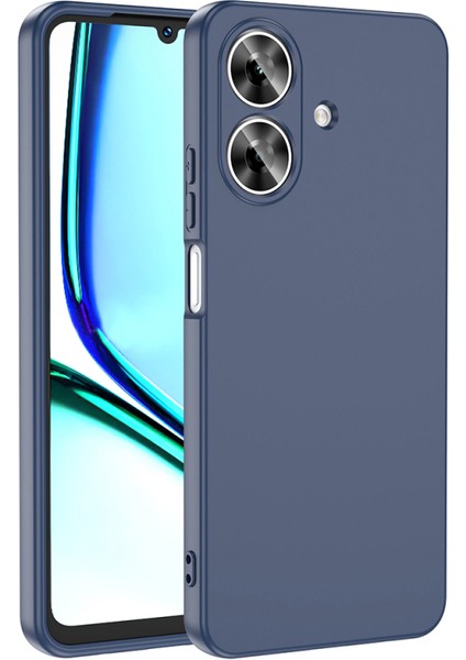Realme Note 60 Kılıf Içi Telefonu Çizmeyen Kadife Kaplı Dışı Soft Yapılı Esnek Lansman Kapak Ryc/mara