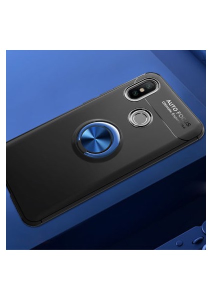 Xiaomi Mi 8 Se Kılıf Yüzüğü Stant ve Araç Tutucu Olabilen Şık Esnek Premium Silikon Kapak Ryc/ravel