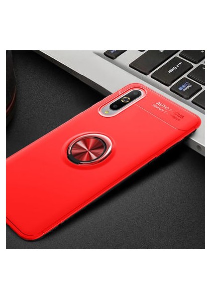 Xiaomi Mi A3 Kılıf Yüzüğü Stant ve Araç Tutucu Olabilen Şık Esnek Premium Silikon Kapak Ryc/ravel