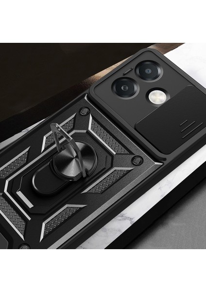 Oppo A3 Kılıf Kamera Sürgülü Tam Koruma Lyon Kapak modelleri