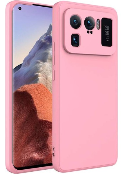 Xiaomi Mi 11 Ultra Kılıf Içi Telefonu Çizmeyen Kadife Kaplı Dışı Soft Yapılı Esnek Lansman Kapak Ryc/mara