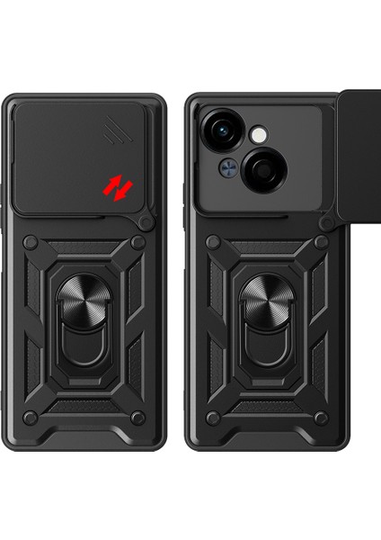 Tecno Camon 30 Pro 5g Kılıf Tam Koruma Sağlayan Çift Katmanlı Sert Tank Kapak Ryc/sürgülü fiyatları