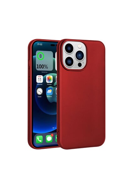 iPhone 14 Pro Kılıf Esnek Yapılı Ince Slim Silikon Kapak Ryc/premier