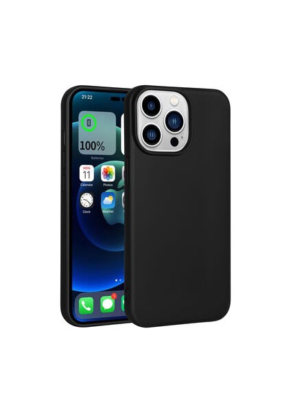 iPhone 14 Pro Max Kılıf Esnek Yapılı Ince Slim Silikon Kapak Ryc/premier