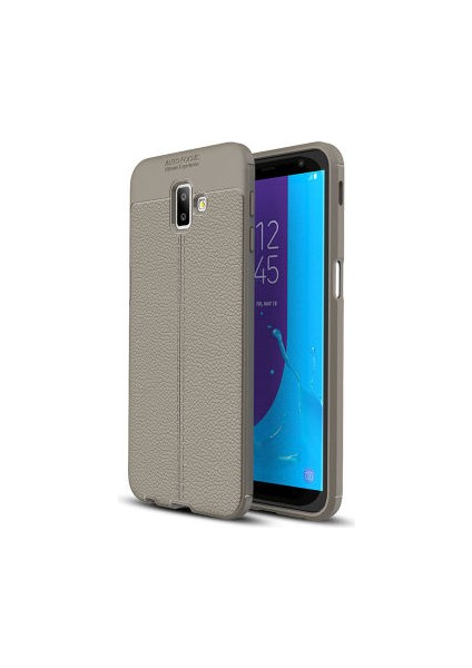 Samsung Galaxy J6 Plus Kılıf Deri Silikon Yüzeyli Yüksek Kaliteli Silikondan Üretilmiş Premium Silikon Kapak Ryc/niss