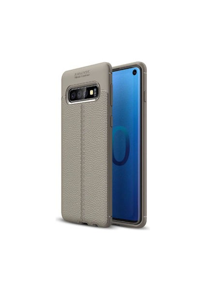 Samsung Galaxy S10E Kılıf Deri Silikon Yüzeyli Yüksek Kaliteli Silikondan Üretilmiş Premium Silikon Kapak Ryc/niss