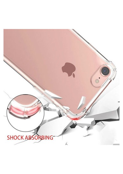 iPhone 6 Plus Kılıf Köşe Korumalı Şeffaf Sert Premium Silikon Kapak Ryc/nitro