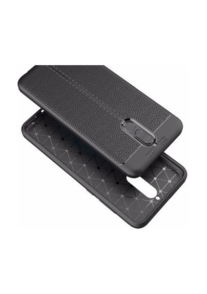 Huawei Mate 10 Lite Kılıf Deri Silikon Yüzeyli Yüksek Kaliteli Silikondan Üretilmiş Premium Silikon Kapak Ryc/niss