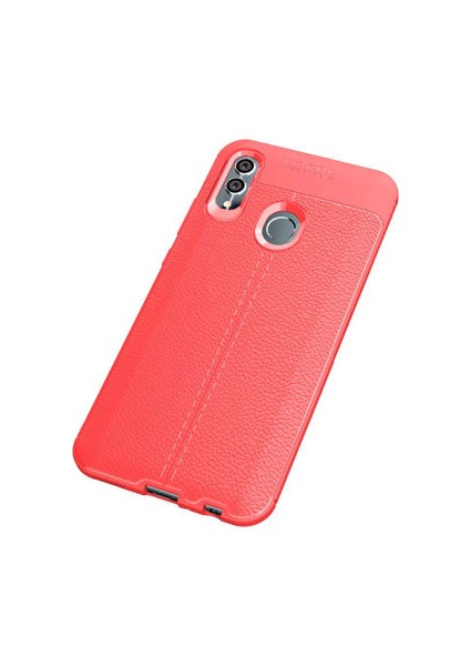 Huawei P Smart 2019 Kılıf Deri Silikon Yüzeyli Yüksek Kaliteli Silikondan Üretilmiş Premium Silikon Kapak Ryc/niss