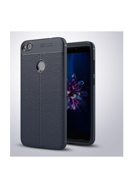 Huawei P9 Lite Mini Kılıf Deri Silikon Yüzeyli Yüksek Kaliteli Silikondan Üretilmiş Premium Silikon Kapak Ryc/niss
