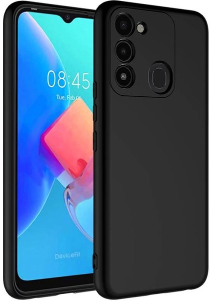 Tecno Spark 8c Kılıf Içi Telefonu Çizmeyen Kadife Kaplı Dışı Soft Yapılı Esnek Lansman Kapak Ryc/mara