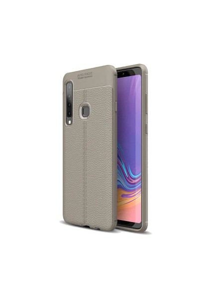 Samsung Galaxy A9 2018 Kılıf Deri Silikon Yüzeyli Yüksek Kaliteli Silikondan Üretilmiş Premium Silikon Kapak Ryc/niss