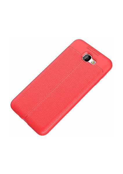 Samsung Galaxy J5 Prime Kılıf Deri Silikon Yüzeyli Yüksek Kaliteli Silikondan Üretilmiş Premium Silikon Kapak Ryc/niss