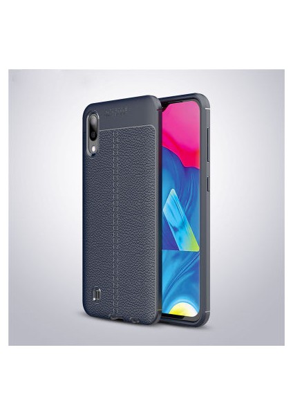Samsung Galaxy M10 Kılıf Deri Silikon Yüzeyli Yüksek Kaliteli Silikondan Üretilmiş Premium Silikon Kapak Ryc/niss