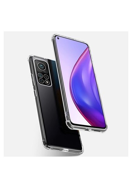 Xiaomi Mi 10T 5g Kılıf Köşe Korumalı Şeffaf Sert Premium Silikon Kapak Ryc/nitro