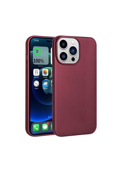 iPhone 14 Pro Kılıf Esnek Yapılı Ince Slim Silikon Kapak Ryc/premier